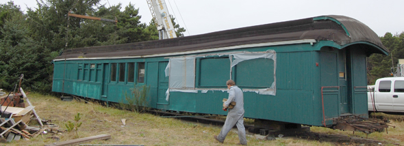 Chapel Car prepares to move